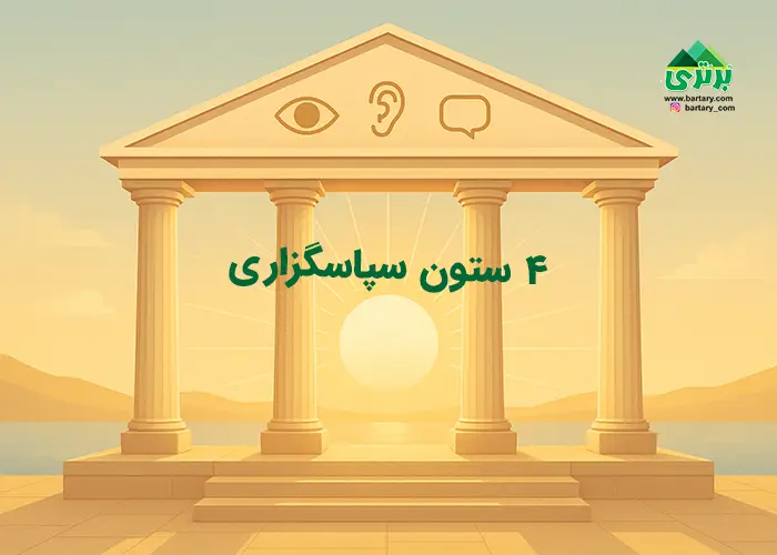 چهار ستون سپاسگزاری و شکرگزاری